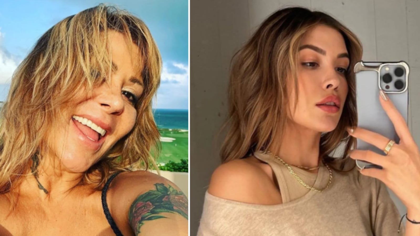 Alejandra Guzmán y Michelle Salas