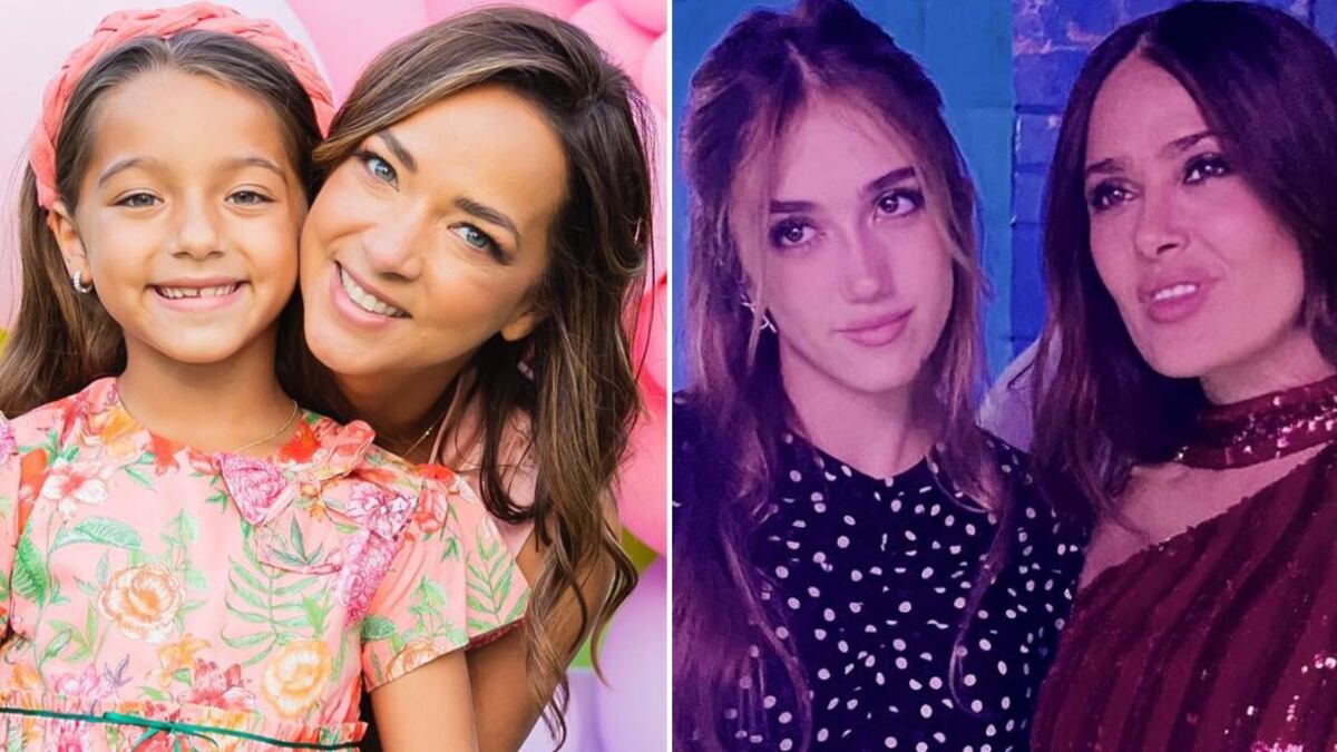 Adamari López y Salma Hayek son dos de las famosas que dan vidas glamurosas a sus hijas