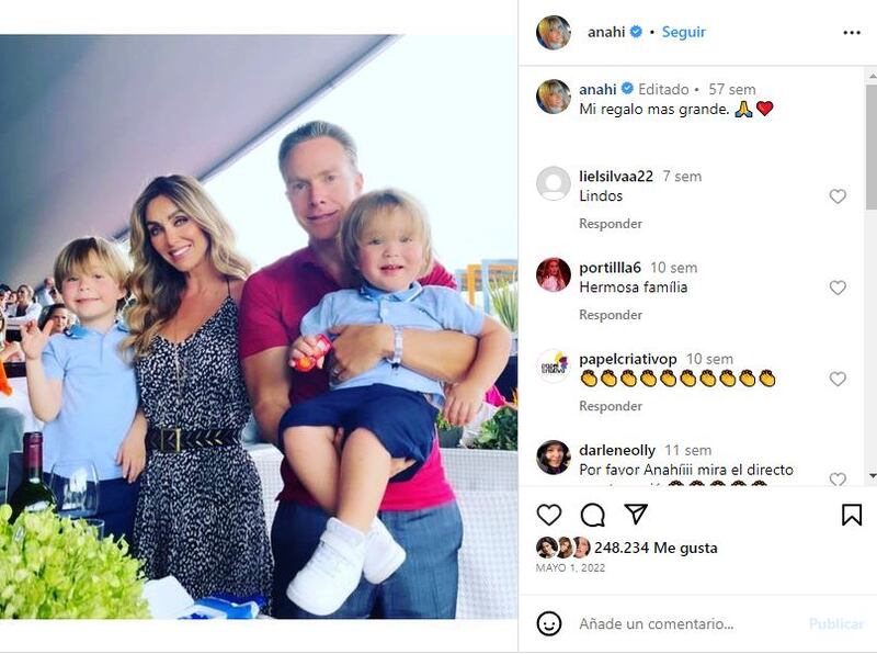 Anahí formó una hermosa familia con Manuel Velasco