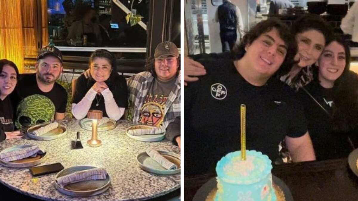 Victoria Ruffo, está orgullosa de su familia