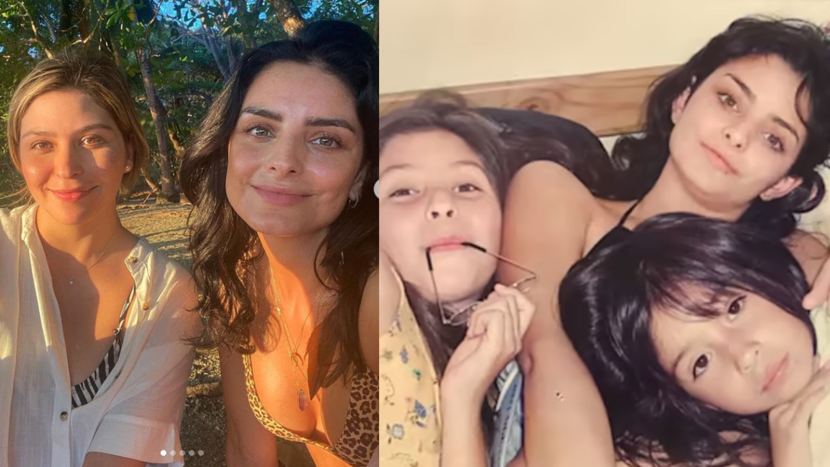 Aislinn Derbez celebró el compromiso de su hermana Michelle Aguilera