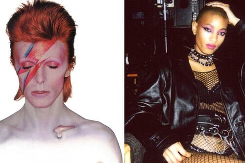 David Bowie: el precursor del look andrógino que hoy utilizan Willow, Shiloh y Emme