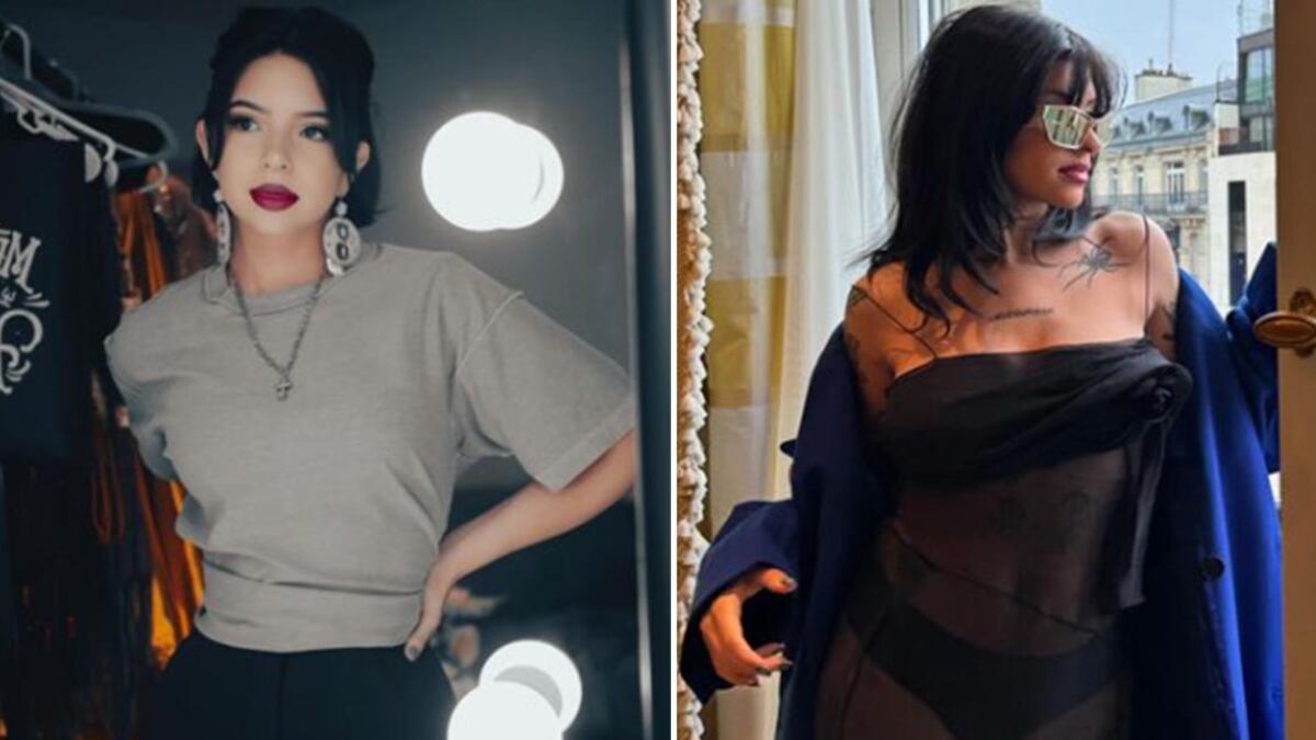 Cazzu y Ángela Aguilar curvas