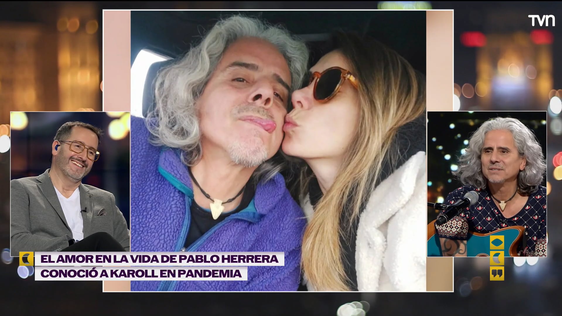 Pablo Herrera y su polola | "Buenas noches a todos"