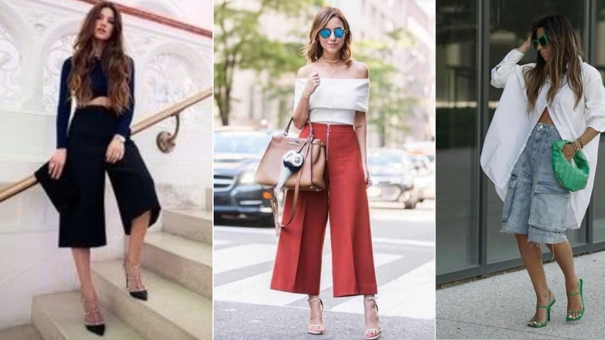 Así puedes combinar tus pantalones culotte para lucir elegante y estilizada.