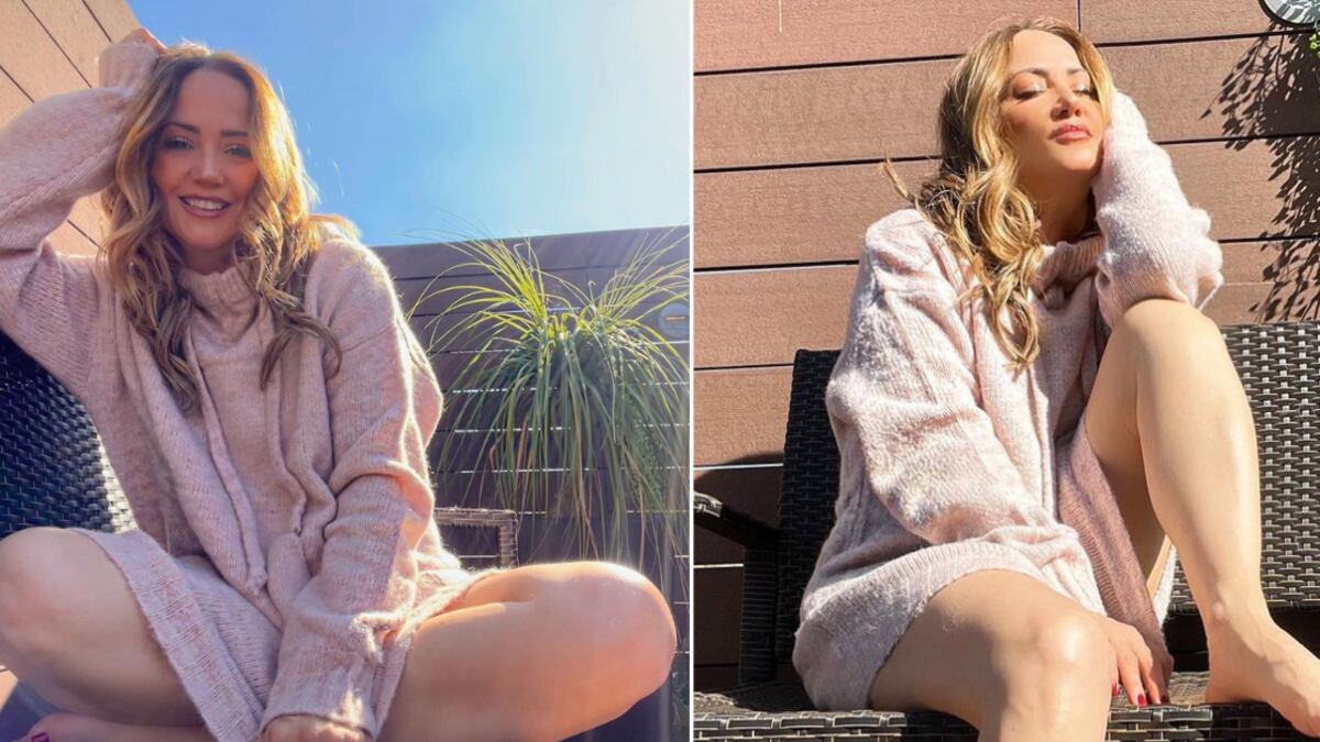 Andrea Legarreta a sus 52 años, presume unas piernas de impacto