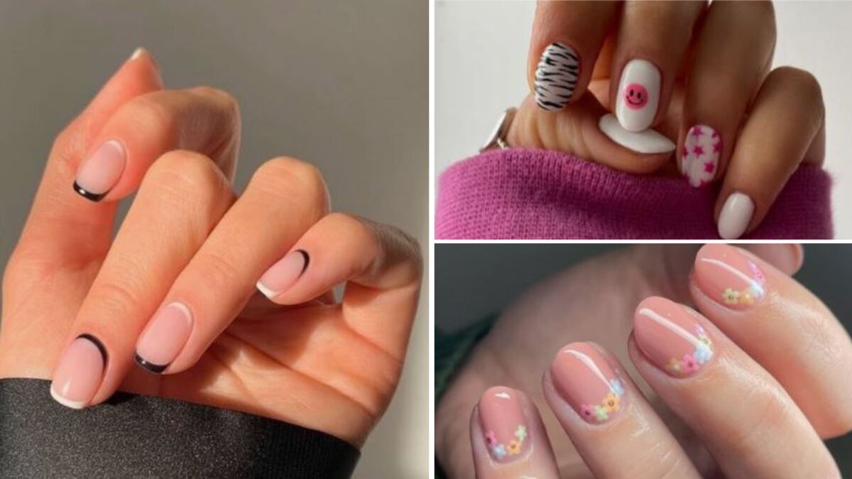 Diseños de uñas cortas