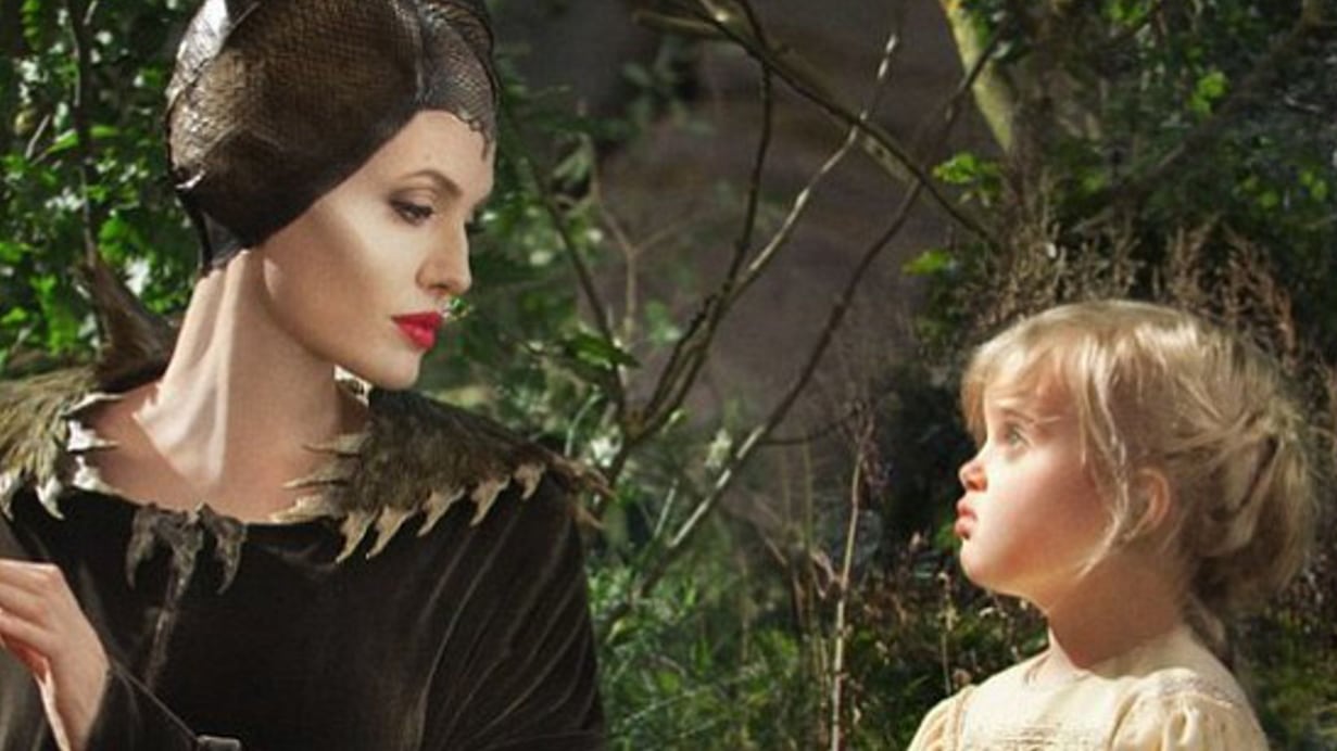 Angelina Jolie compartió escena con su hija Vivienne en "Maléfica"