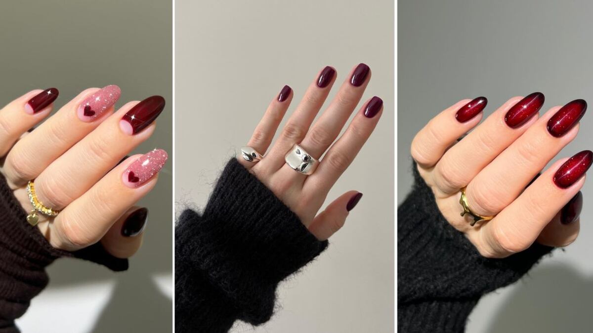 Las 'burgundy nails' son las uñas más sofisticadas en tendencia para el otoño