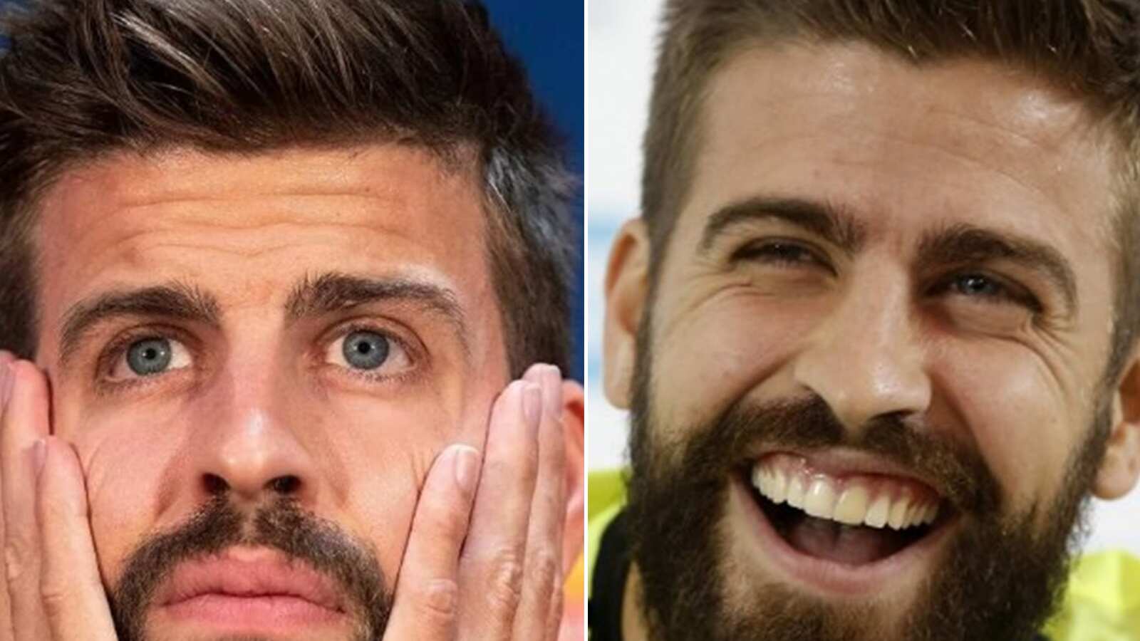 Piqué no cuida su apariencia y ahora muestra sus dientes muy amarillos.