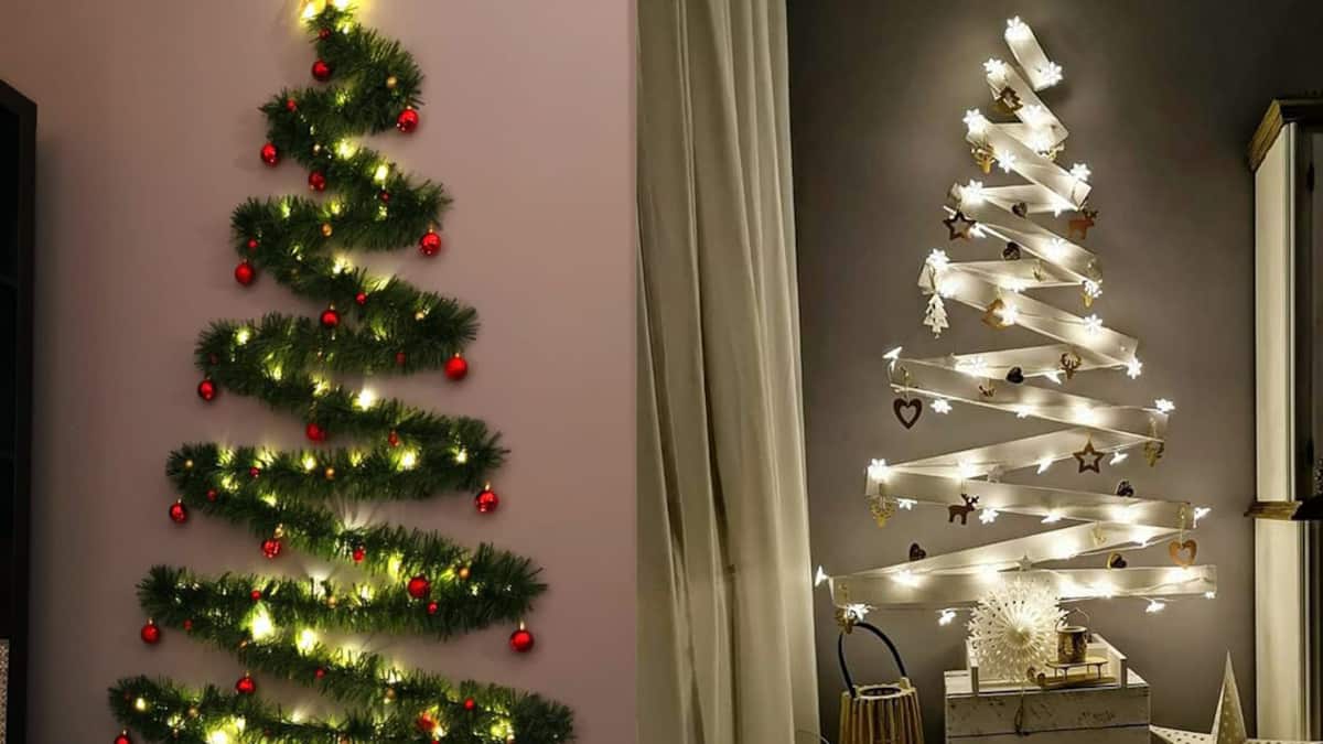 Navidad árbol de pared