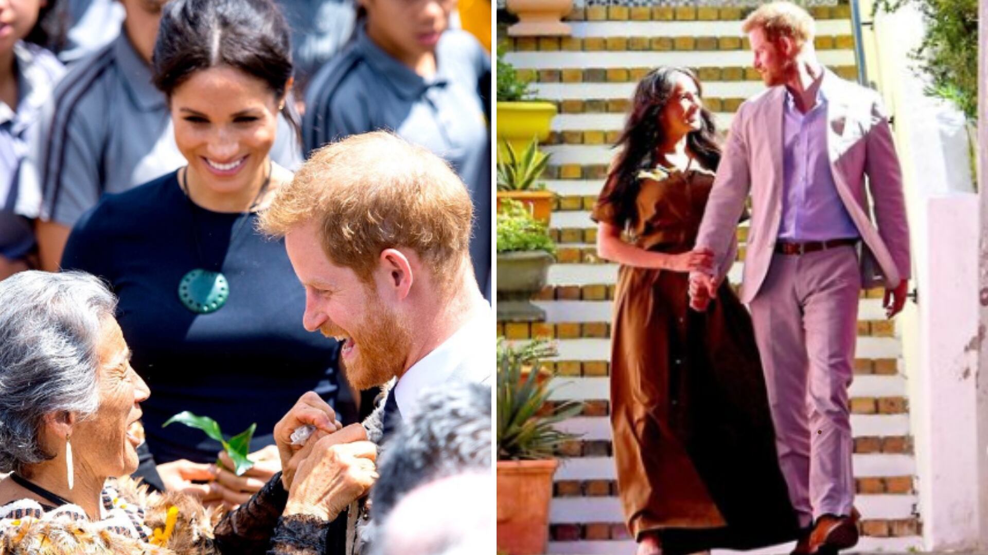 Duques de Sussex visitan Colombia y Meghan sorprende al hablar perfectamente español.