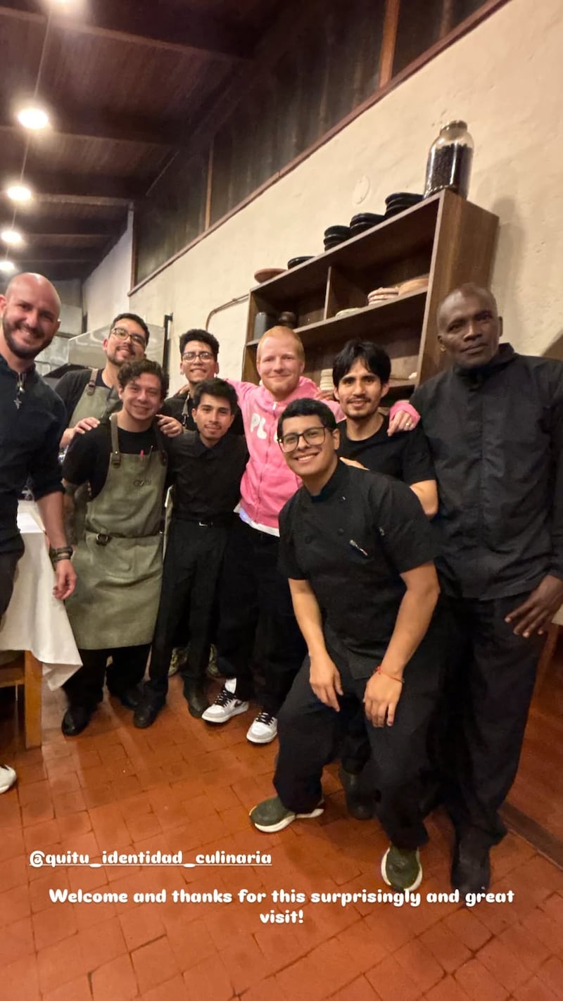 Ed Sheeran en Quito