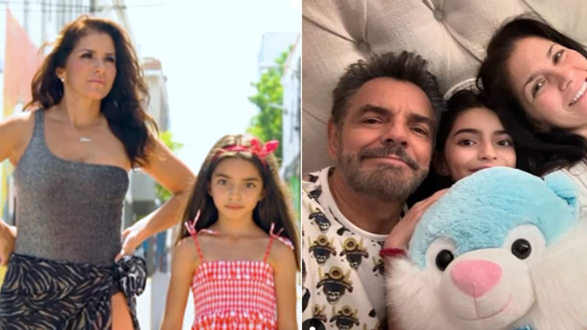 Alessandra Rosaldo y Eugenio Derbez hija