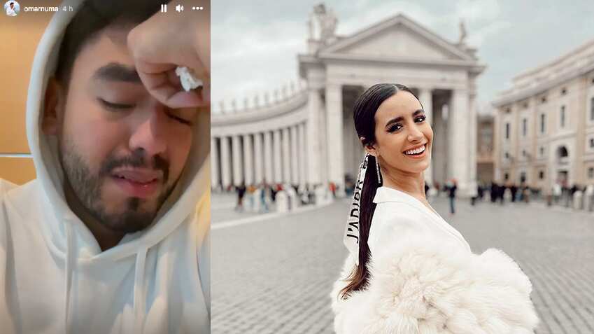 Omar Nuñez y Tammy Parra. Foto: captura Instagram.