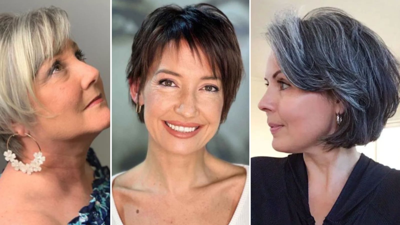 Cortes de pelo pixie mullet mujeres maduras