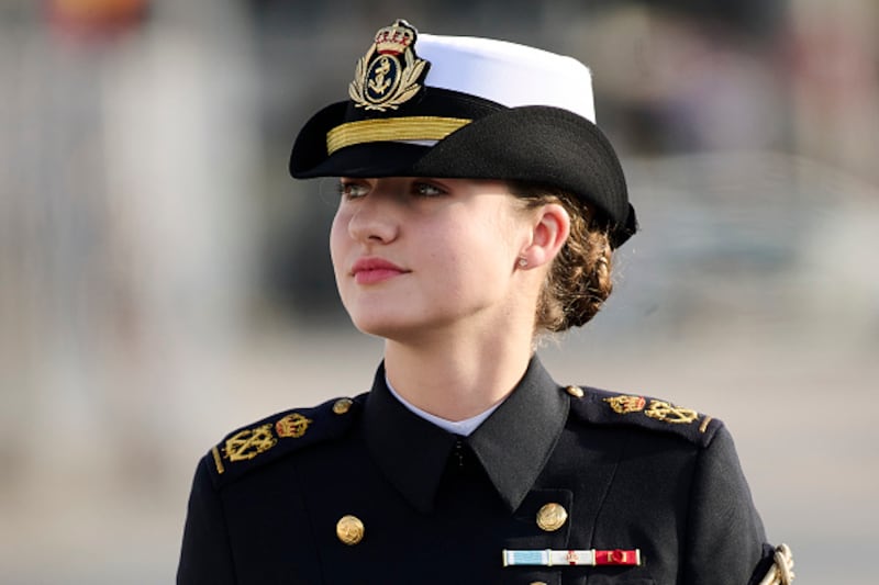 La princesa Leonor llegó a Valparaíso tras la polémica por la publicación de sus fotos en bikini