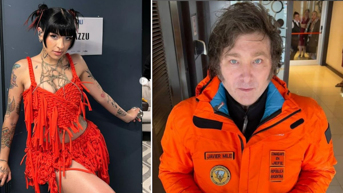 Cazzu / Javier Milei