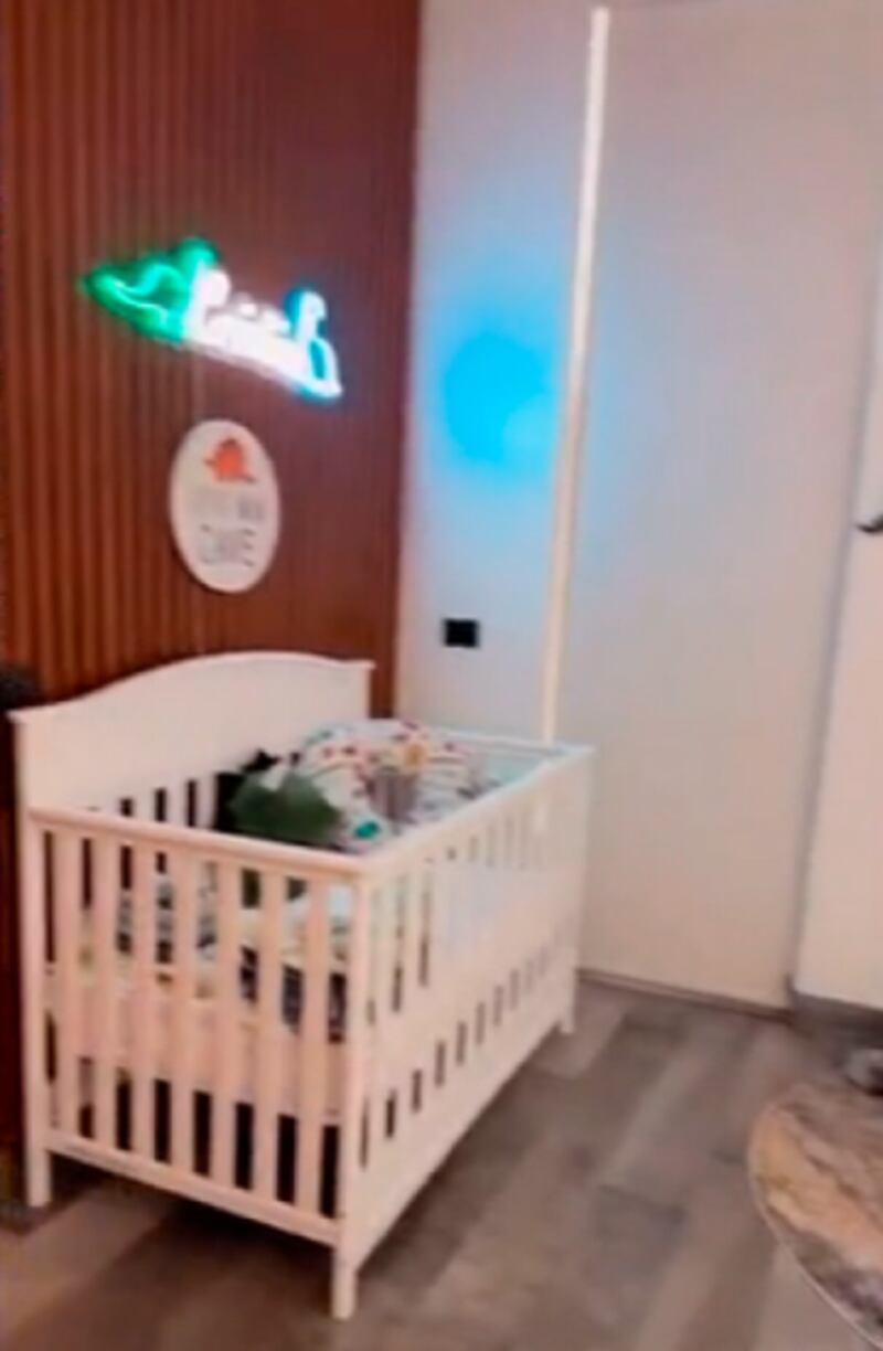 Daisy Anahy mostró la habitación del bebé