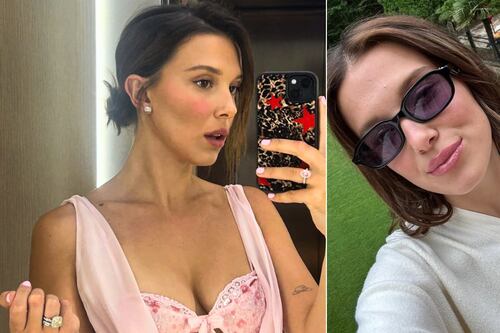 ¿Mismo peinado y look? El extraño parecido de Millie Bobby Brown y su cuñada que “heló” a todos