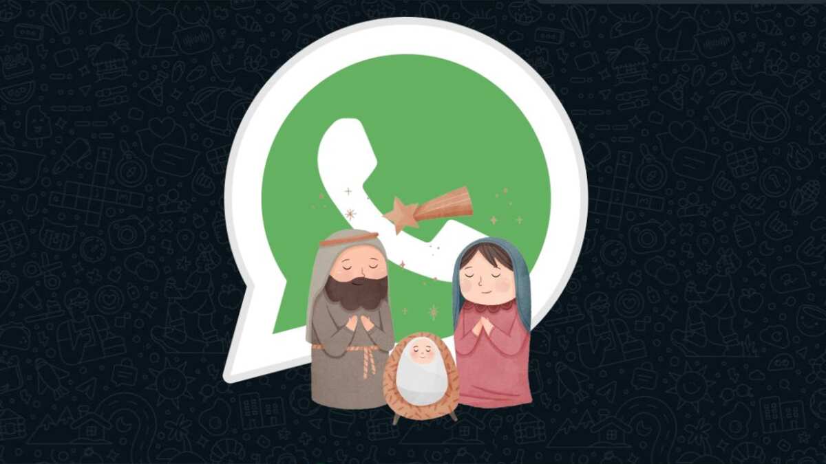 El pesebre no solo puede ponerse en casa, también en WhatsApp