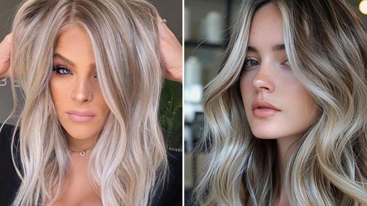 Cabello mechas champagne