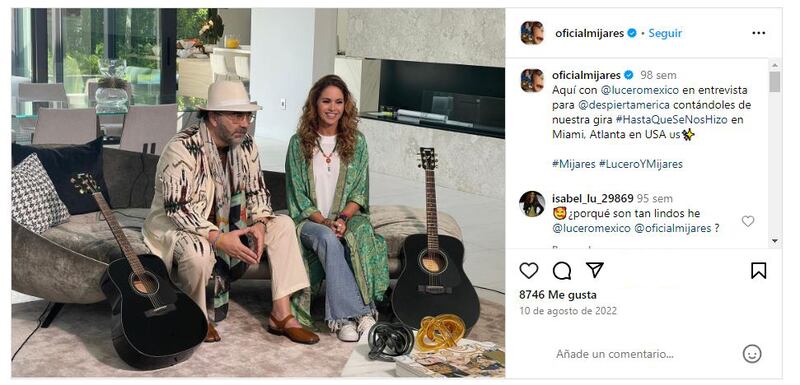 Mijares ha dividido las opiniones de sus seguidores con sus elecciones de estilo