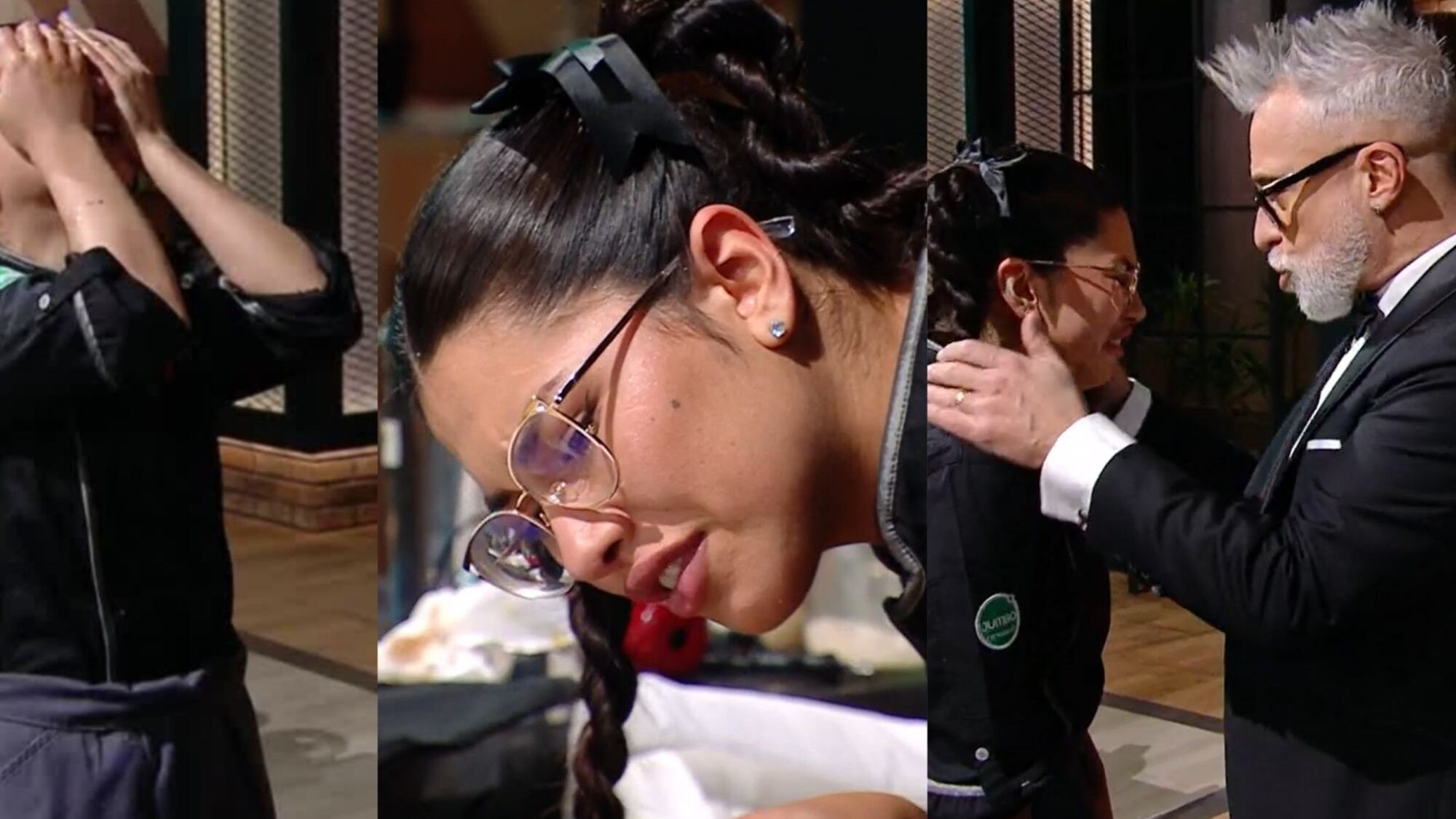 Eskarcita rompió llanto en la final de Top Chef VIP tras fallar en preparación de su plato