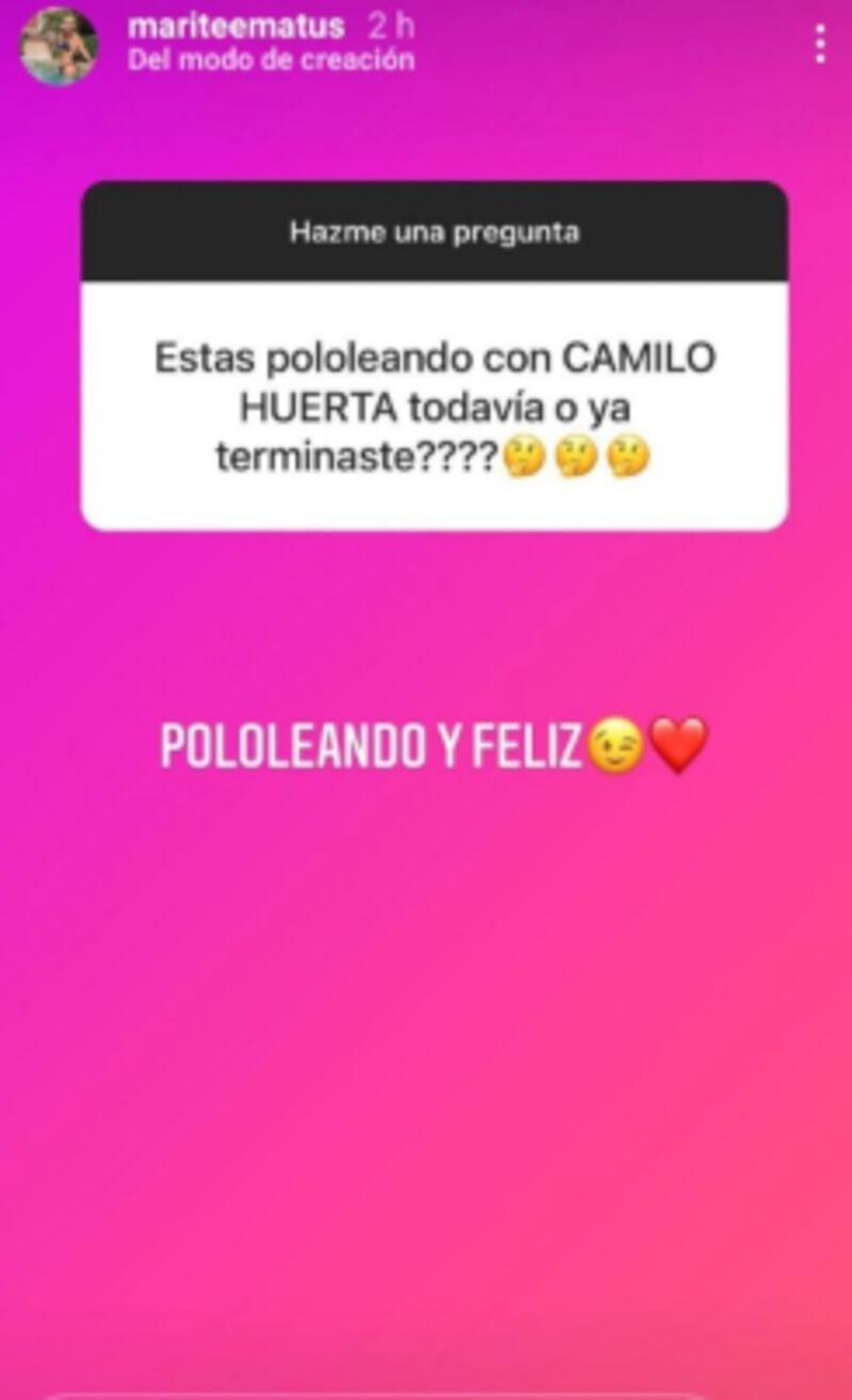 María Teresa Matus se refirió a su relación con Camilo Huerta