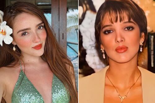 ¿Idéntica a Adela Noriega? El look de Elaine Haro por el que la compararon con la actriz