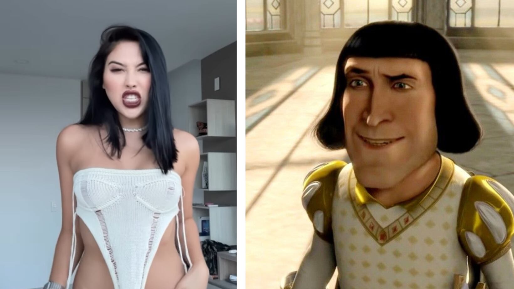 Comparan a Aida Victoria con Lord Farquaad por corte de pelo