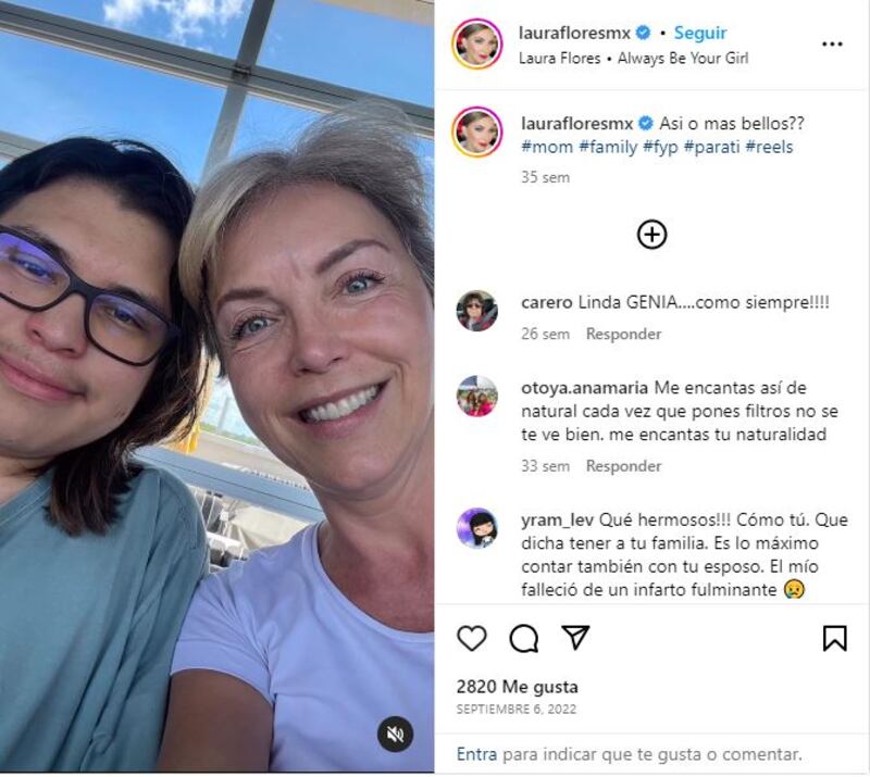 Hijos de Laura Flores
