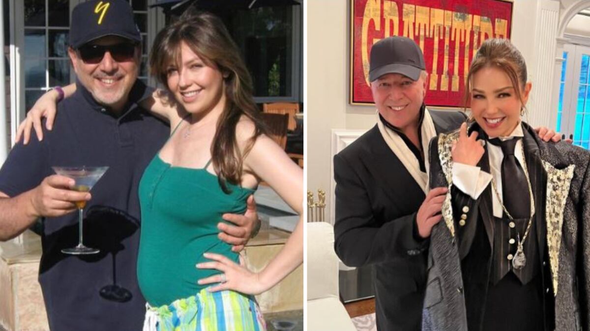 Thalía celebra su romance de 23 años con Tommy Mottola.