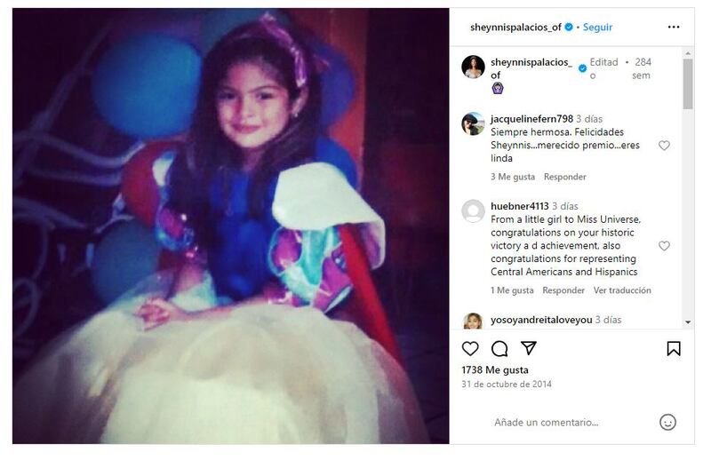 Sheynnis Palacios tuvo una experiencia cercana a la muerte en su niñez