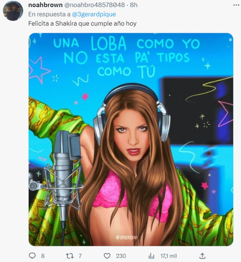 Usuarios no perdonaron a Piqué ni en su cumpleaños