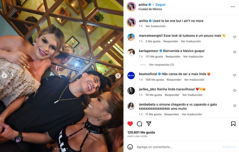 Wendy Guevara presumió que ya se ‘codea’ con grandes estrellas y fue la protagonista de la noche junto a Anitta y Kevin Álvarez.