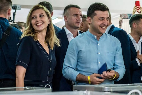 Primera dama de Ucrania revela que no ha visto a su esposo desde el inicio de la guerra