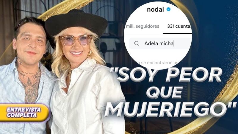 El cantante dejó de de seguir a la periodista en Instagram.