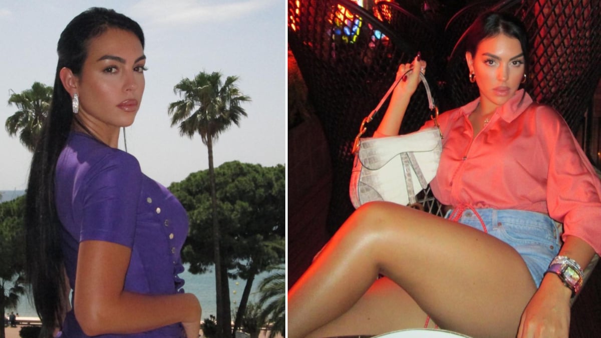 Georgina Rodríguez enseñó como usar short en temporada fría sin morir en el intento.