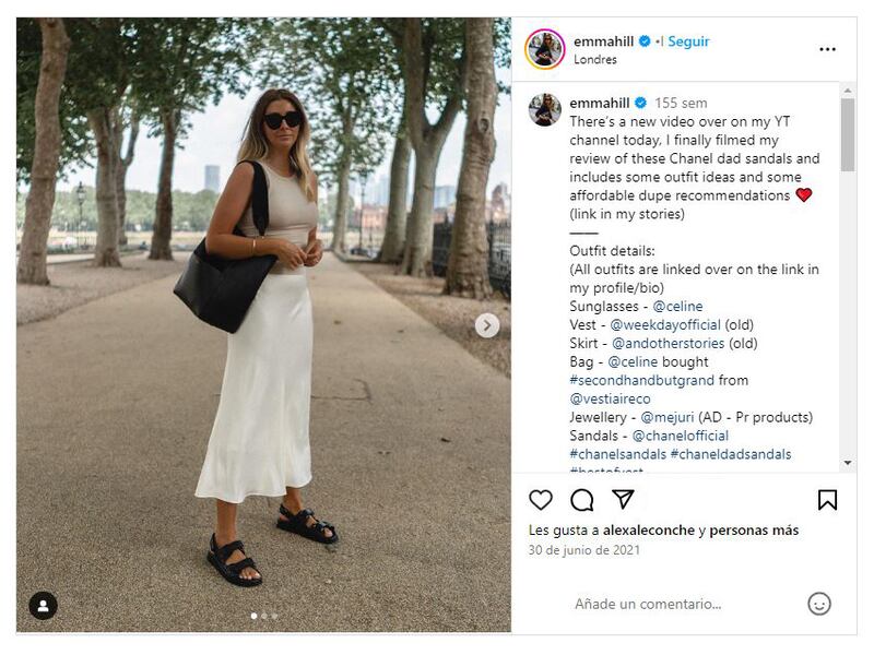 Gracias a su comodidad y estilo, las 'daddy sandals' son perfectas para llevar en looks casuales en verano