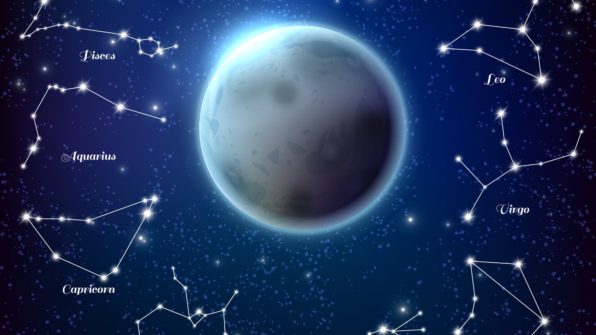 Conjunción lunar y el horóscopo