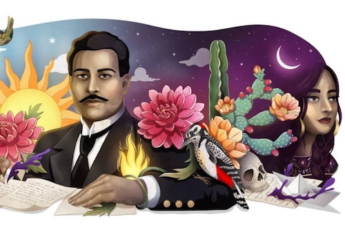 Google dedica Doodle al poeta Ramón López Velarde y rinde homenaje a las mujeres