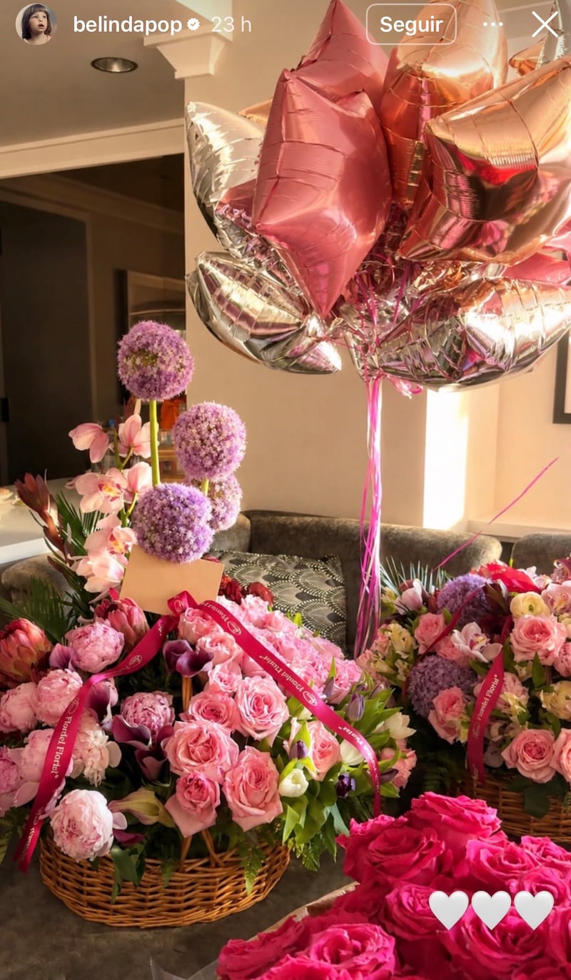 ¡Lujos de princesa! El costoso detalle que robó miradas en el cumpleaños de Belinda