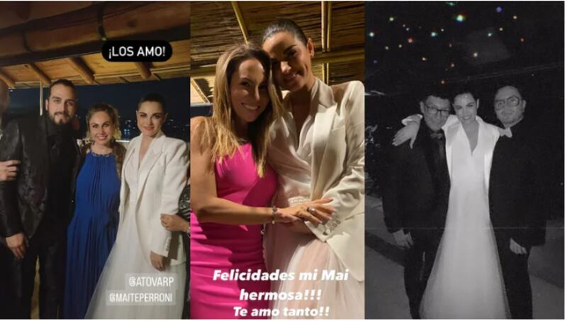 Maite Perroni se casó con Andrés Tovar.
