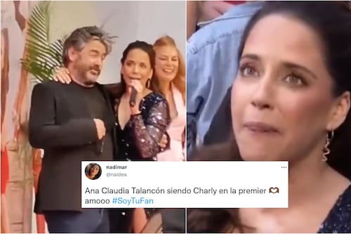 Fans defienden a Ana Claudia Talancón de las críticas por llegar en estado inconveniente a la premiere de “Soy tu fan”