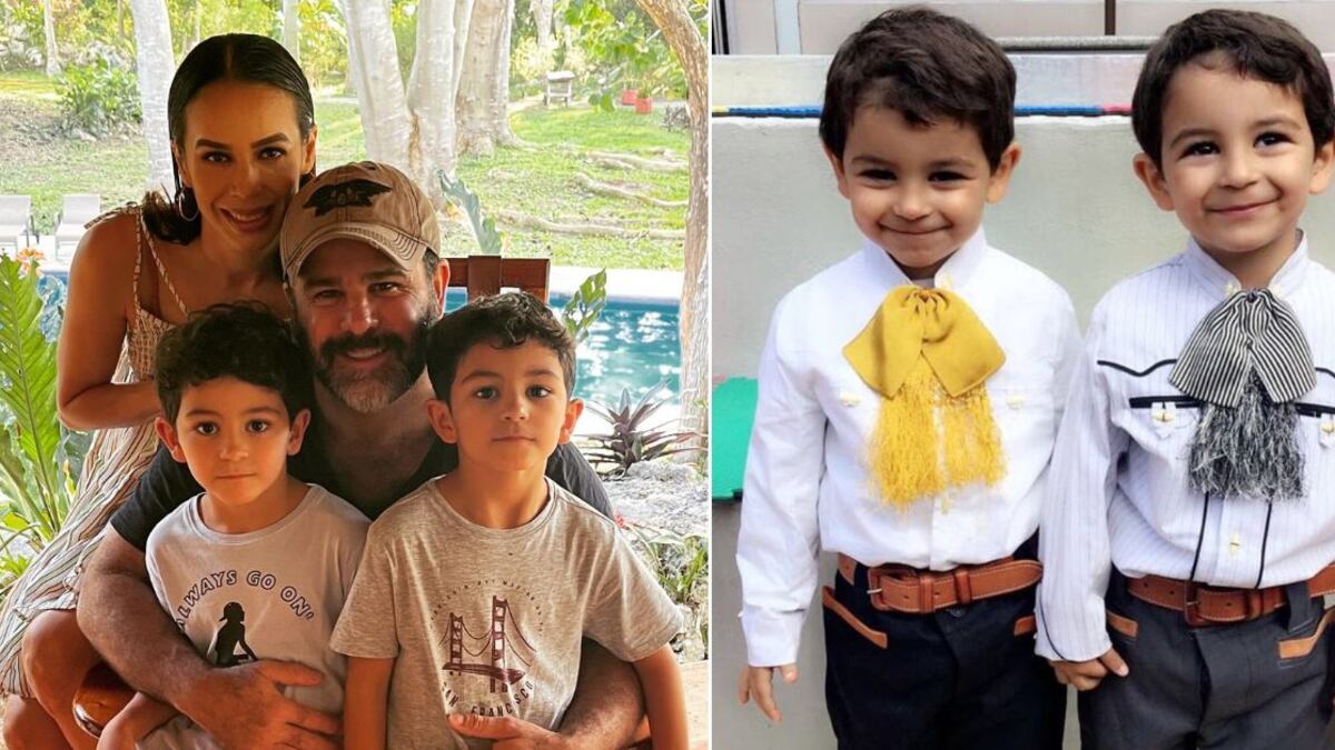 Biby Gaytán y Eduardo Capetillo dieron la bienvenida a sus hijos menores en 2014