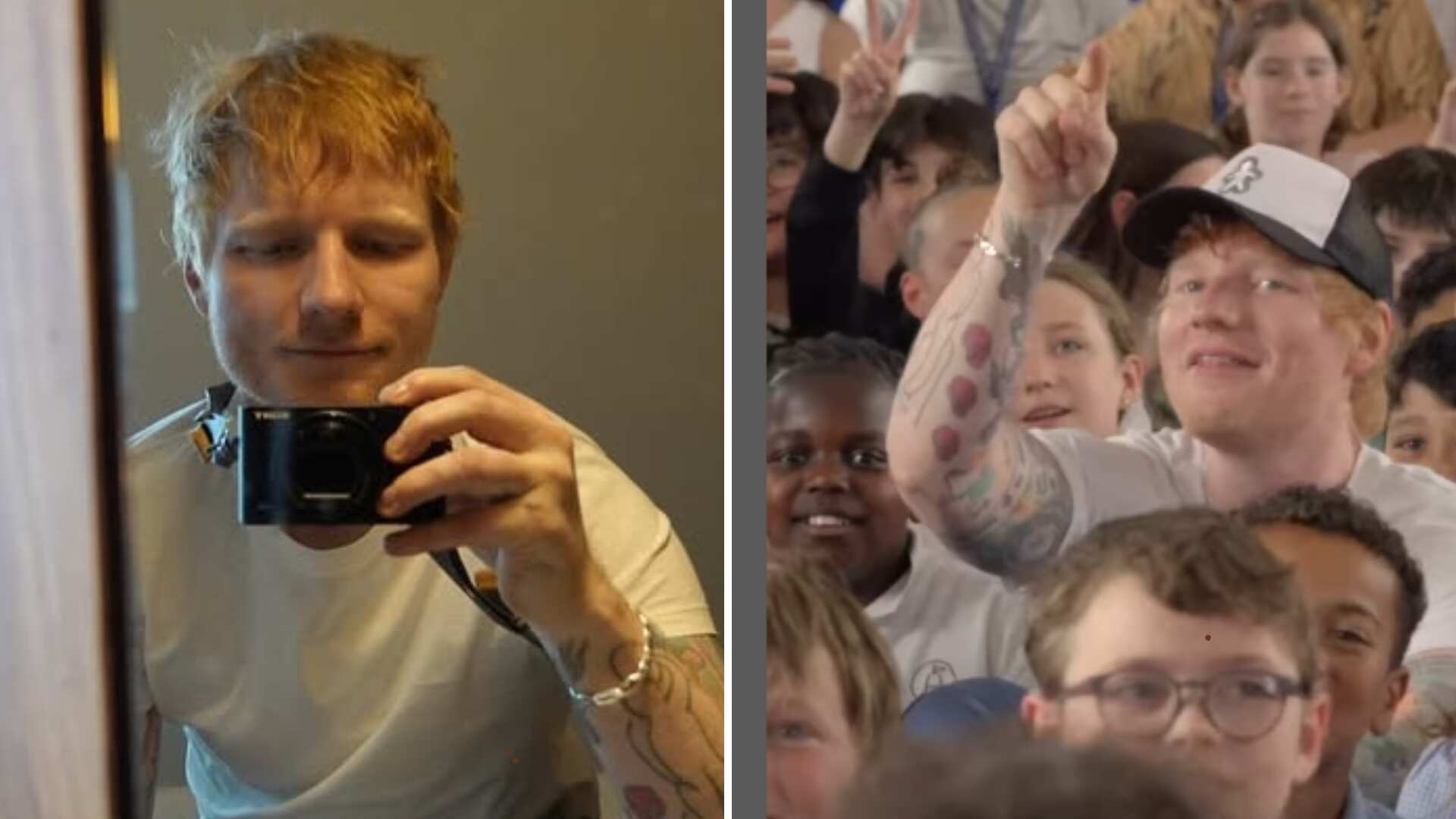 El cantante Ed Sheeran vivió incómodo momento cuando quiso sorprender en la calle a sus fans en India, pero la policía se lo impidió.