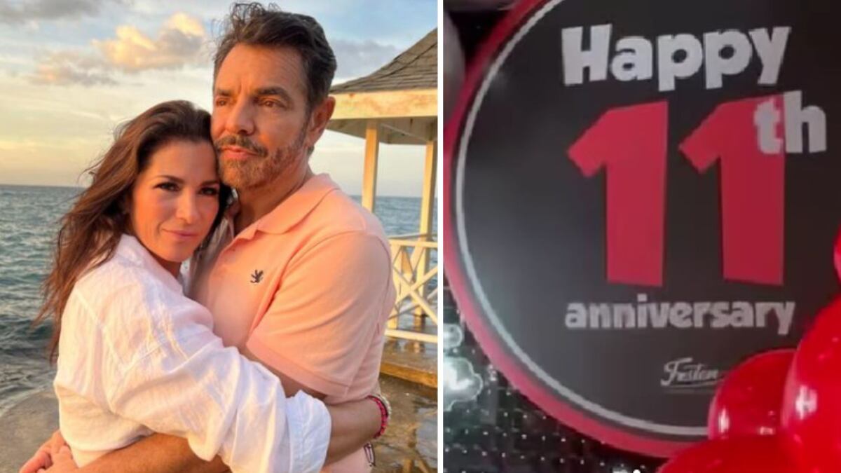 Alessandra Rosaldo y Eugenio Derbez aniversario