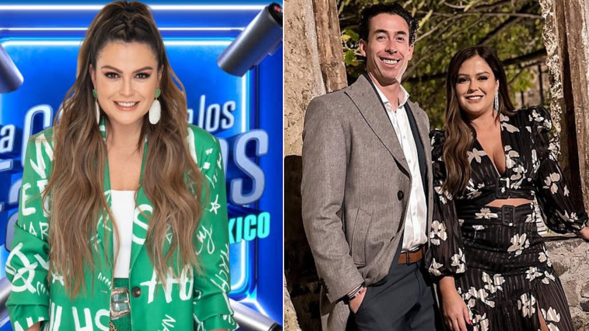 Mariana Echeverría y su esposo Óscar Jiménez