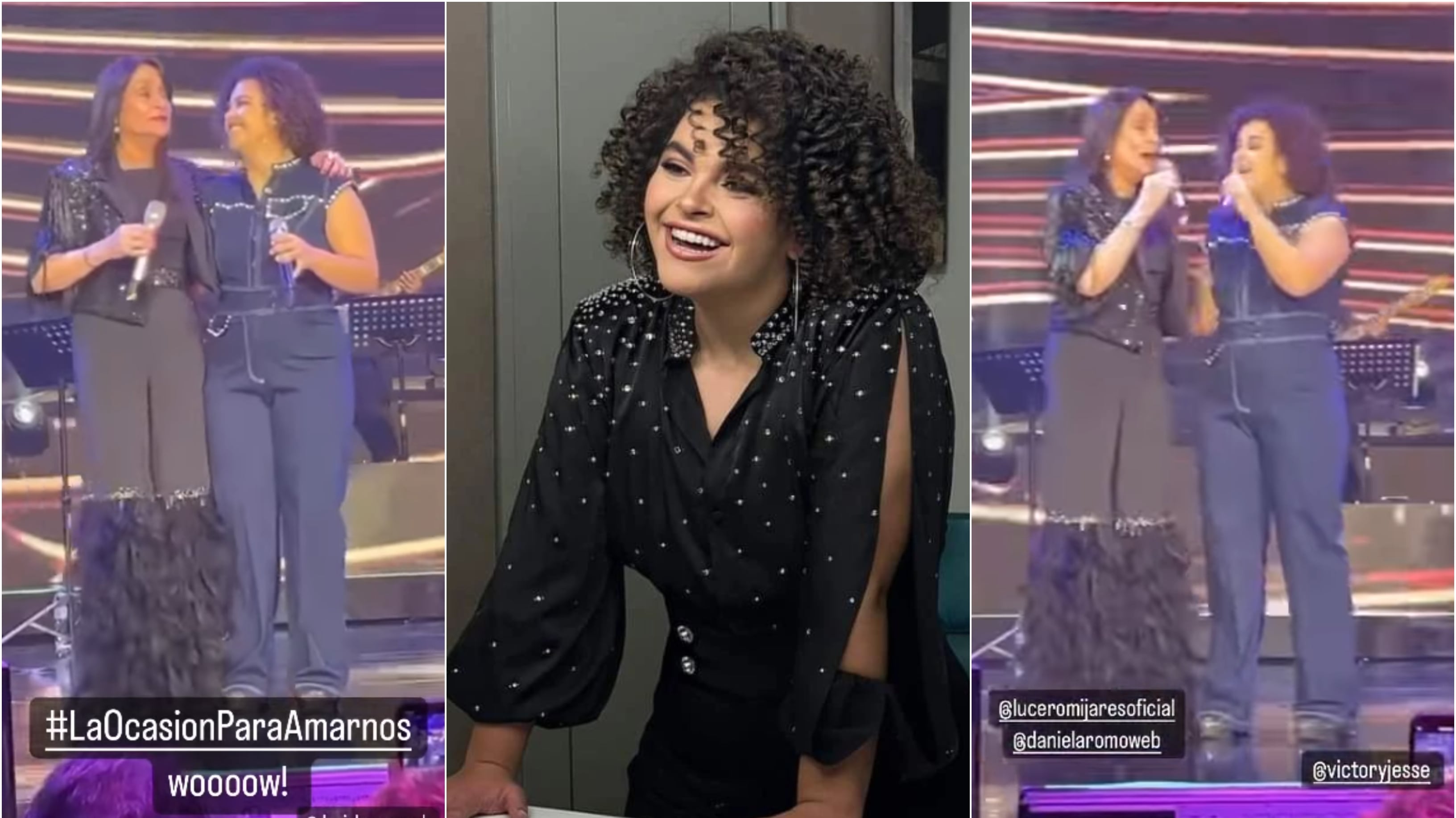 Lucerito Mijares sorprendió a todos al subir al escenario para cantar con Daniela Romo
